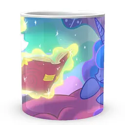 Кухоль GeekLand My little pony Мій маленький поні Селестія Луна MLP 16 330 мл білий - мініатюра 2