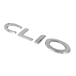 Емблема напис CLIO (напис ВИСОКИЙ) Хром 192х32 мм на скотчі ПХ 172.93