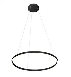 Світильник підвісний KLOODI CIRCLE3528 D800 90W 4К BK