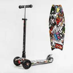 Самокат триколісний Maxi Best Scooter, PU колеса 130x25 мм