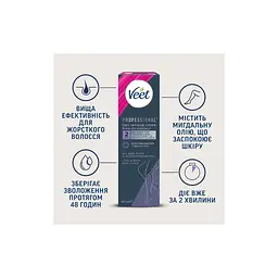 Крем для депіляції Veet Professional для всіх типів шкіри з Олією ши 100 мл (5900627099034) - мініатюра 4