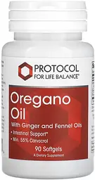 Олія орегана Protocol for Life Balance Oregano Oil 90 мʼяких капсул