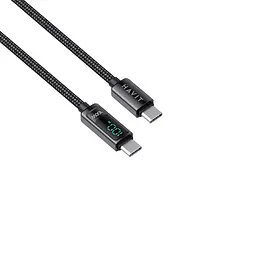 Кабель Type-C to Type-C HAVIT HV-CB6247 PD100W 5A 2м з LED екраном HAVIT (27870-000) - мініатюра 5