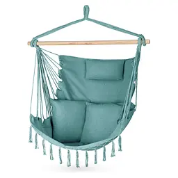 Бразильське крісло - гамак Outtec Boho XXL зелений - мініатюра 1