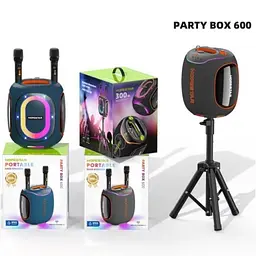 Колонка bluetooth HOPESTAR PARTYBOX 600 чорний - мініатюра 2