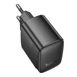 Мережевий зарядний пристрій Hoco CS61A Intelligent balance 1USB/1USB-C PD/QC 30W Black (35804_3605219) - мініатюра 3