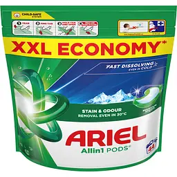Капсули для прання Ariel Все-в-1 Гірське джерело 44 шт.