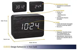 Годинник настільний TFA CLOCCO 60254901 - мініатюра 4
