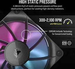 Вентилятор Corsair iCUE Link RX120 RGB PWM (CO-9051017-WW) Б/в - мініатюра 8