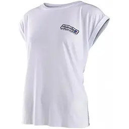 Футболка TLD Womens GO Faster SS Tee S White Troy Lee Designs (1106-753561002)