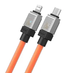 Кабель Baseus CoolPlay Series Fast Charging Cable Type-C to Lightning 20W 2m CAKW000107 Orange - мініатюра 3