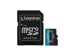 Карта пам'яті Kingston Canvas Go Plus Gen4 MicroSDXC 200MB/s A2 U3 V30 + SD-адаптер 1 TB (SDCG4/1TB)