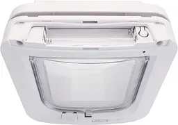 Відкидна стулка для кішок SureFlap з мікрочіпом Sure Petcare, біла, сканує посвідчення особистості тварини при вході Б/в - мініатюра 2