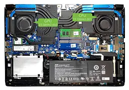 Вентилятор кулер для моделей ноутбука Acer Predator Helios 300 PH317-55 для СPU (23.QB6N2.001) Acer, 12V, 4pin - мініатюра 3