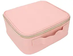 Косметичка-органайзер з LED дзеркалом LED Makeup Mirror Handheld Makeup Box — дорожній кейс для косметики з підсвіткою - мініатюра 5