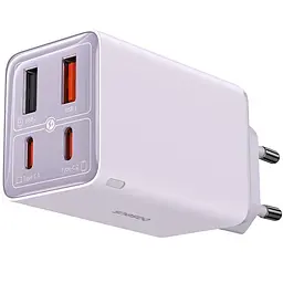 Зарядний пристрій Baseus GaN6 Pro Fast Charger 2 Type-C + 2 USB 65 W фіолетовий - мініатюра 5