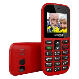 Мобільний телефон Sigma Comfort 50 EASY TYPE-C Red (4827798585221) - мініатюра 4