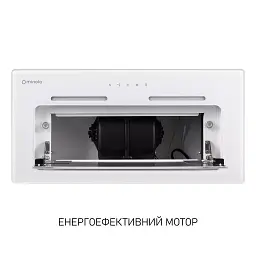 Витяжка повновбудована Minola HBI 6473 WH GLASS 800 LED Line - мініатюра 4