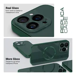 Чохол ArmorStandart Replica MagSafe для Apple iPhone 13 Pro Max Green - мініатюра 3