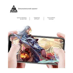 Скло захисне Armorstandart Full Glue Curved для Xiaomi 12/12X Black (ARM60930) - мініатюра 3