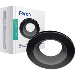 Світильник точковий Feron DL8910 MR16 G5.3 чорний круг (1811)
