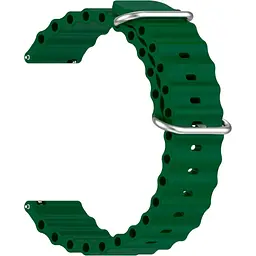 Універсальний ремінець для смарт-годинників Ocean Band 22mm Alfa Grass [84732]