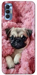 TPU чохол Demsky Мопс у ніжностях для TECNO Spark 8P