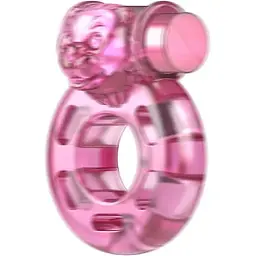 Ерекційне кільце Lybaile з вібрацією Ring, BI-010084A, Рожевий - мініатюра 5