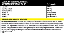 Карнітин Genius Nutrition iCarnitine 90 капсул - мініатюра 2