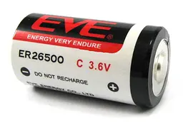 Батарейка літієва EVE ER26500 C 3.6V LiSOCl2 STD типорозміру 26500 (C) 8500mAh - мініатюра 2