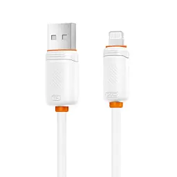 Дата кабель USB 2.0 AM to Lightning 1.0m 3A white XO (XO-CB-300UL-WH) - миниатюра 4