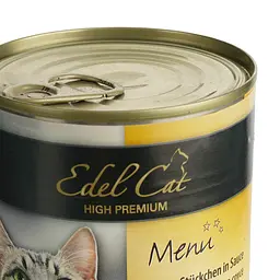 Вологий корм для котів Edel Cat курка та качка в соусі 400 г (1000318/173039) - мініатюра 3