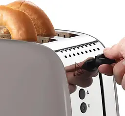 Тостер Russell Hobbs 1671 Вт нержав. підігрів моко - мініатюра 8