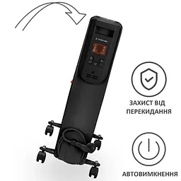 Обігрівач масляний Trotec TRH 25 E 2500W Black (1410000720) - мініатюра 4