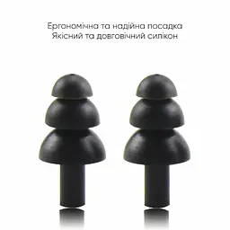 Бервуха (Беруші) Renvo Light Чорний Уні (2SC120-01) - мініатюра 2