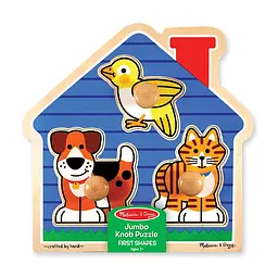 Формовий пазл Melissa&Doug Домашні тварини, 3 елементи (MD2055) - мініатюра 4