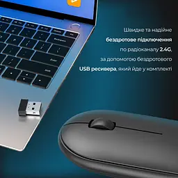 Миша OfficePro M185B Silent Click Black [144295] - мініатюра 12