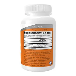 L-карнітин NOW Foods (Acetyl L-Carnitine Pure Powder) для контролю ваги 85 г - мініатюра 2