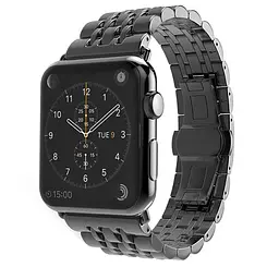 Металевий ремінець Primo Steel Link для годинника Apple Watch 42 мм, 44 мм, 45 мм Black - мініатюра 2