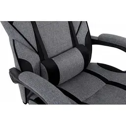 Крісло ігрове GT Racer X-2749-1 Gray/Black Suede (X-2749-1 Fabric Gray/Black Suede) - мініатюра 7
