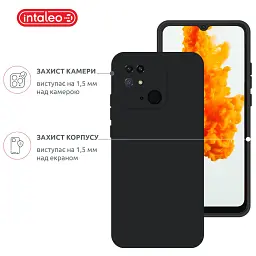 Чохол до мобільного телефона Intaleo SoftShell Xiaomi Redmi 10C Black (1283126554278) - мініатюра 3