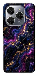 TPU чохол Demsky Purple space marble для TECNO Spark 20 Pro