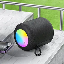 Портативна bluetooth колонка Hoco HC30 чорний - мініатюра 2