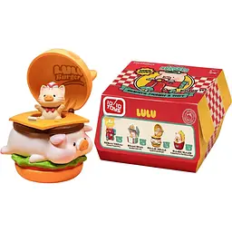 Колекційна фігурка 10/10 Toys LuLu the Piggy серія Burger Express Movable Series blind box (LULU1310)