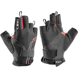 Рукавиці Leki Nordic Breeze Shark Short 9 Black-Red-White (1052-649 703302 090)