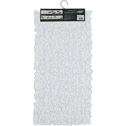 Килимок для ванної Eco Fabric Галька 68х34 см прозоро-білий (6834-001) - мініатюра 4