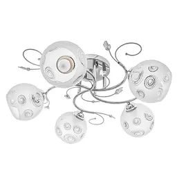 Люстра стельова Brille в спальню E27 60W CH (LK-584C/5)