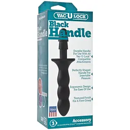 Кріплення для іграшок Vac-U-Lock Black Handle Accessory 21.3 см чорний - мініатюра 2