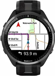 Смарт-годинник Garmin Forerunner 965 Carbon Gray Titanium Bezel w. Blk Case and Blk/Powder Gray S. Band (010-02809-00) - мініатюра 3