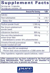 Підтримка роботи, моторики і детоксикації ШКТ Pure Encapsulations GI Fortify 120 капсул - мініатюра 2